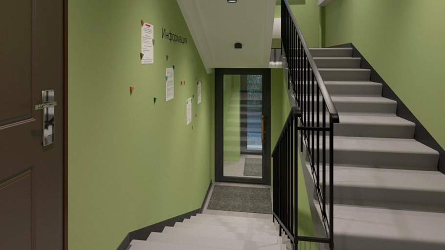 Лестничная клетка в подъезде