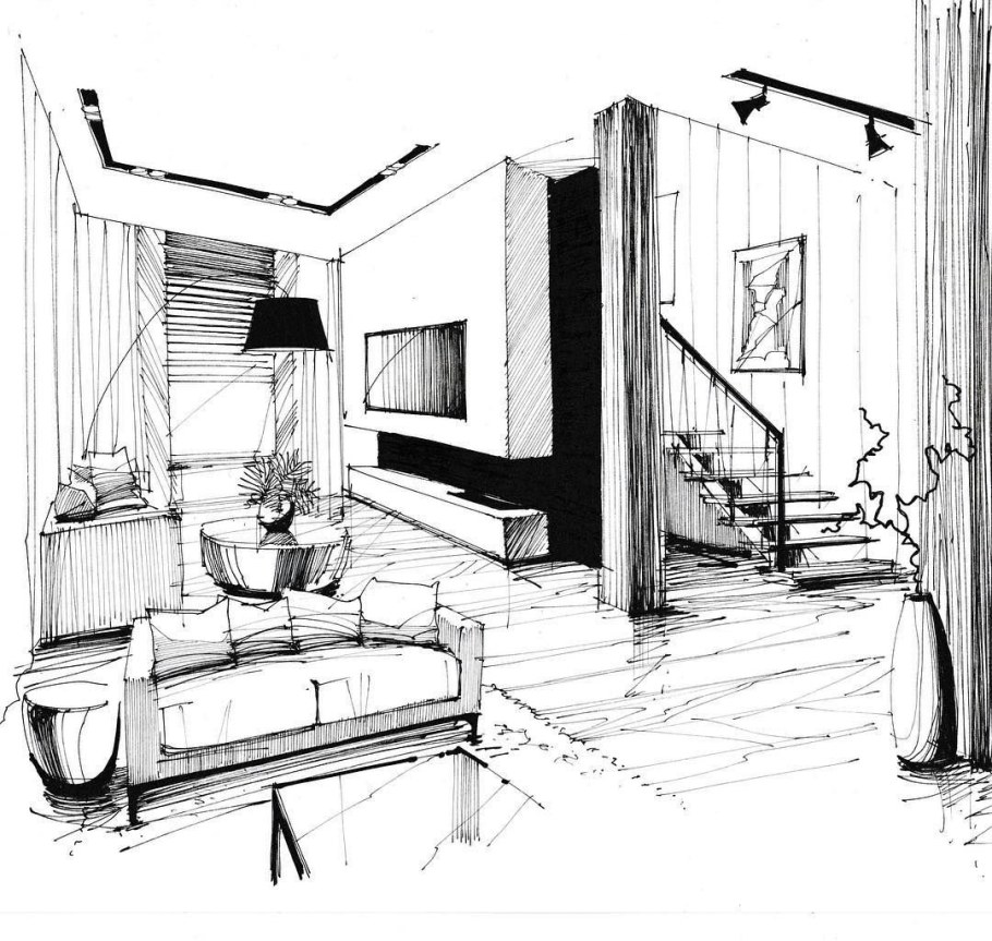 Зарисовки интерьера