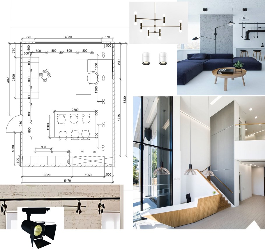 Проект интерьера чертежи