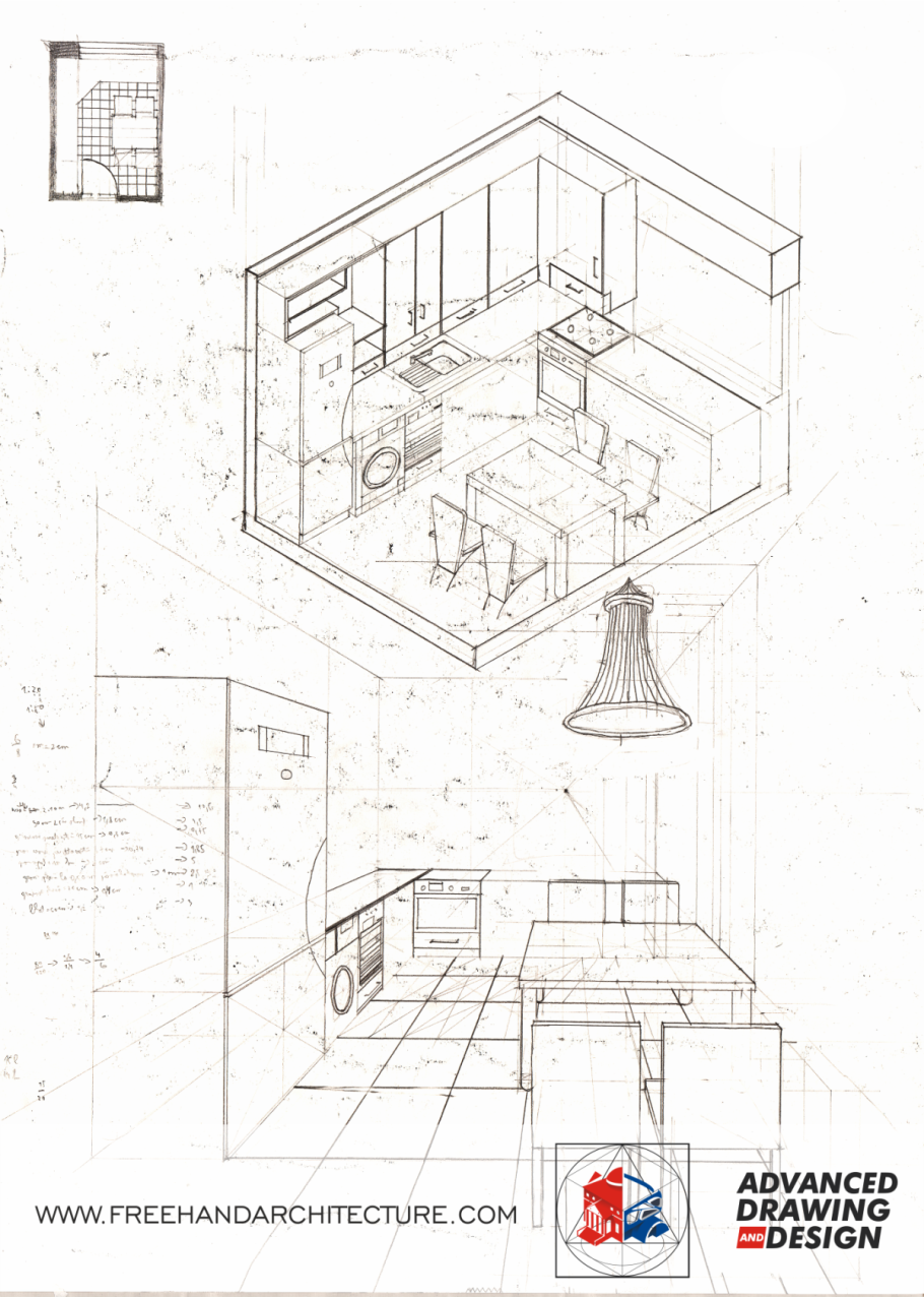 Дизайн интерьера чертежи