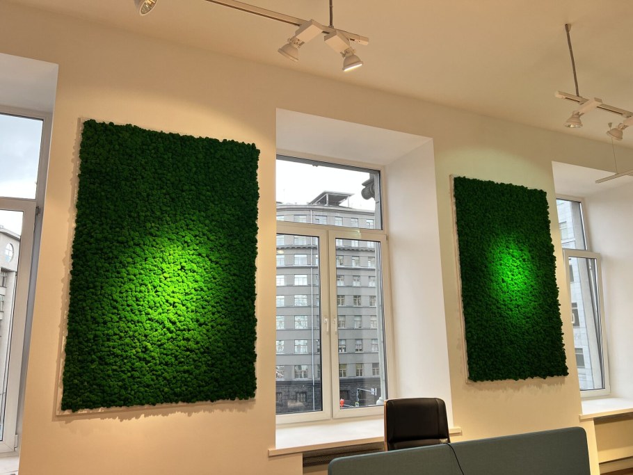 Вертикальное Озеленение в интерьере