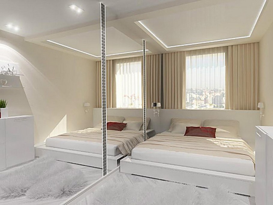 Зеркала в интерьере спальни