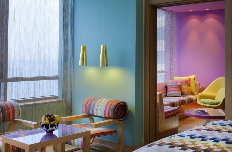 Обои Миссони в интерьере