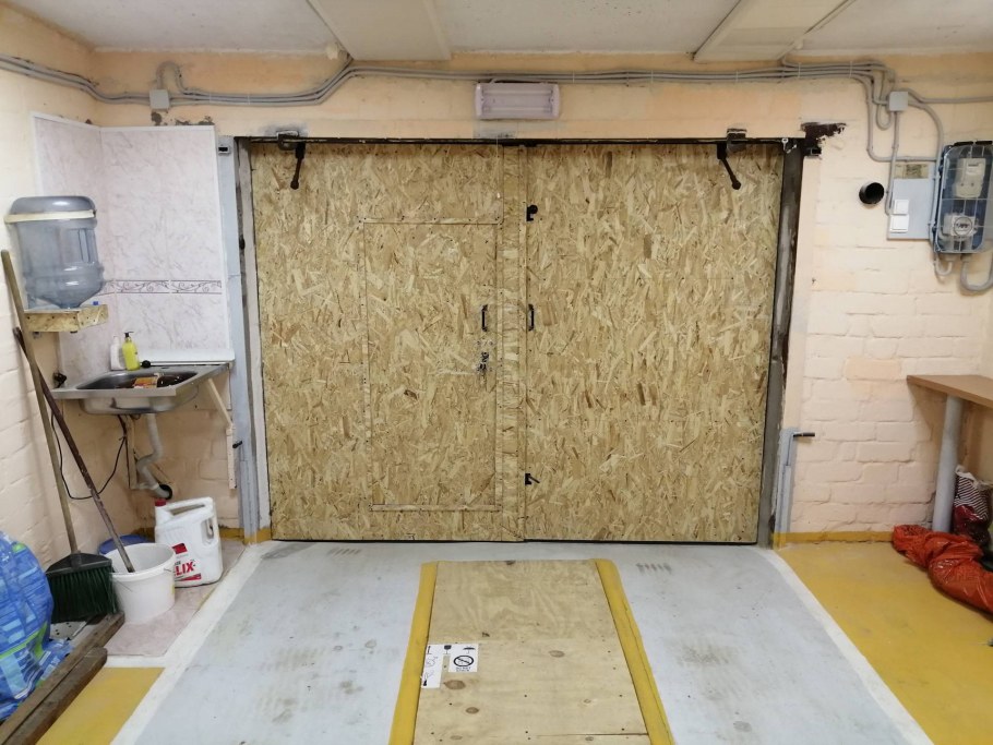 Гараж обшитый ОСБ