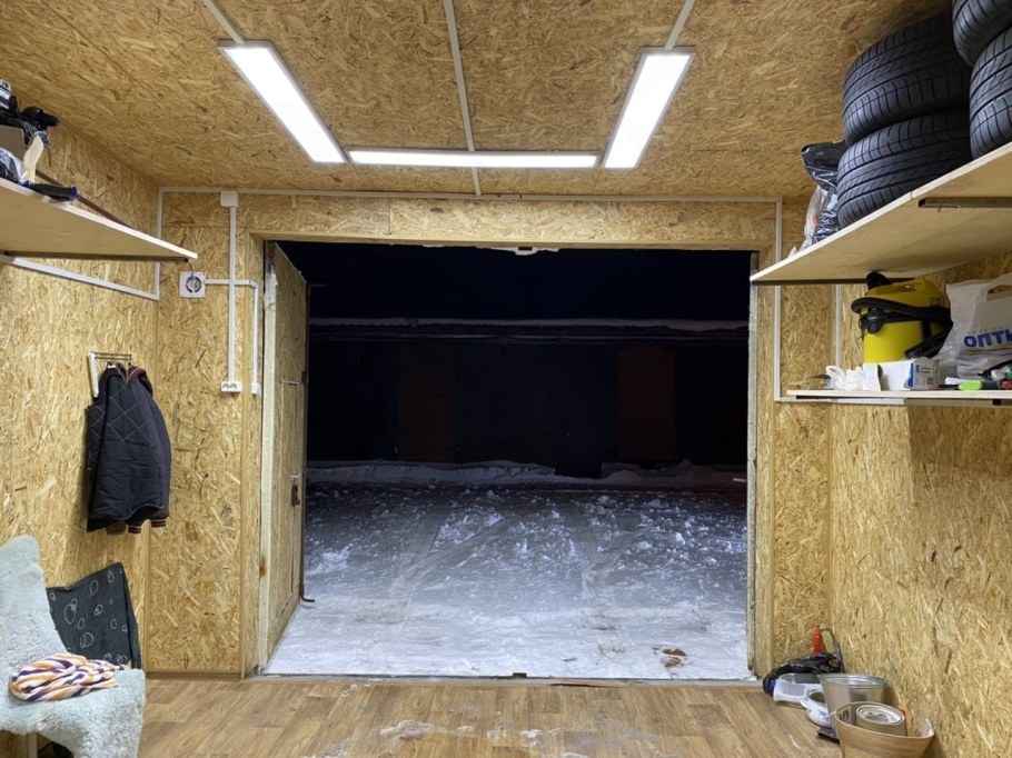 Внутренняя отделка гаража