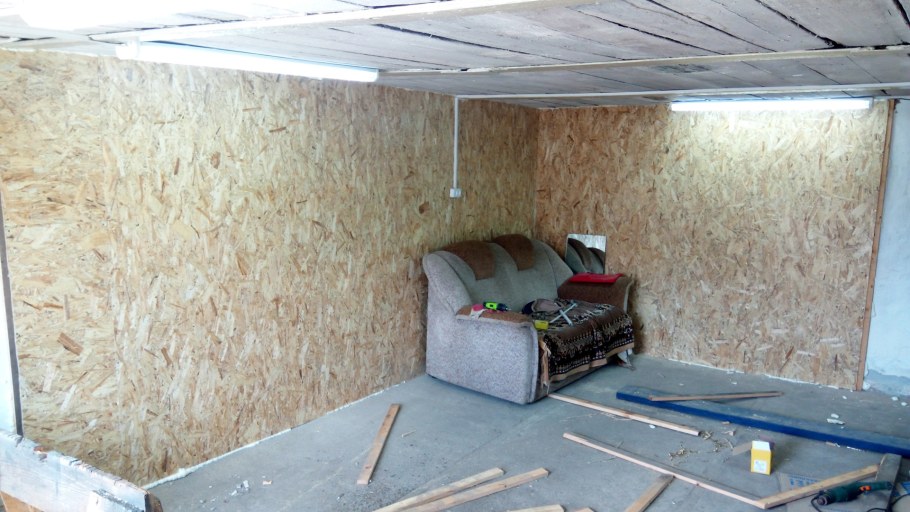 Отделка гаража