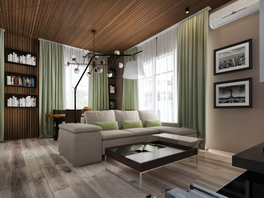 Экостиль в интерьере квартиры