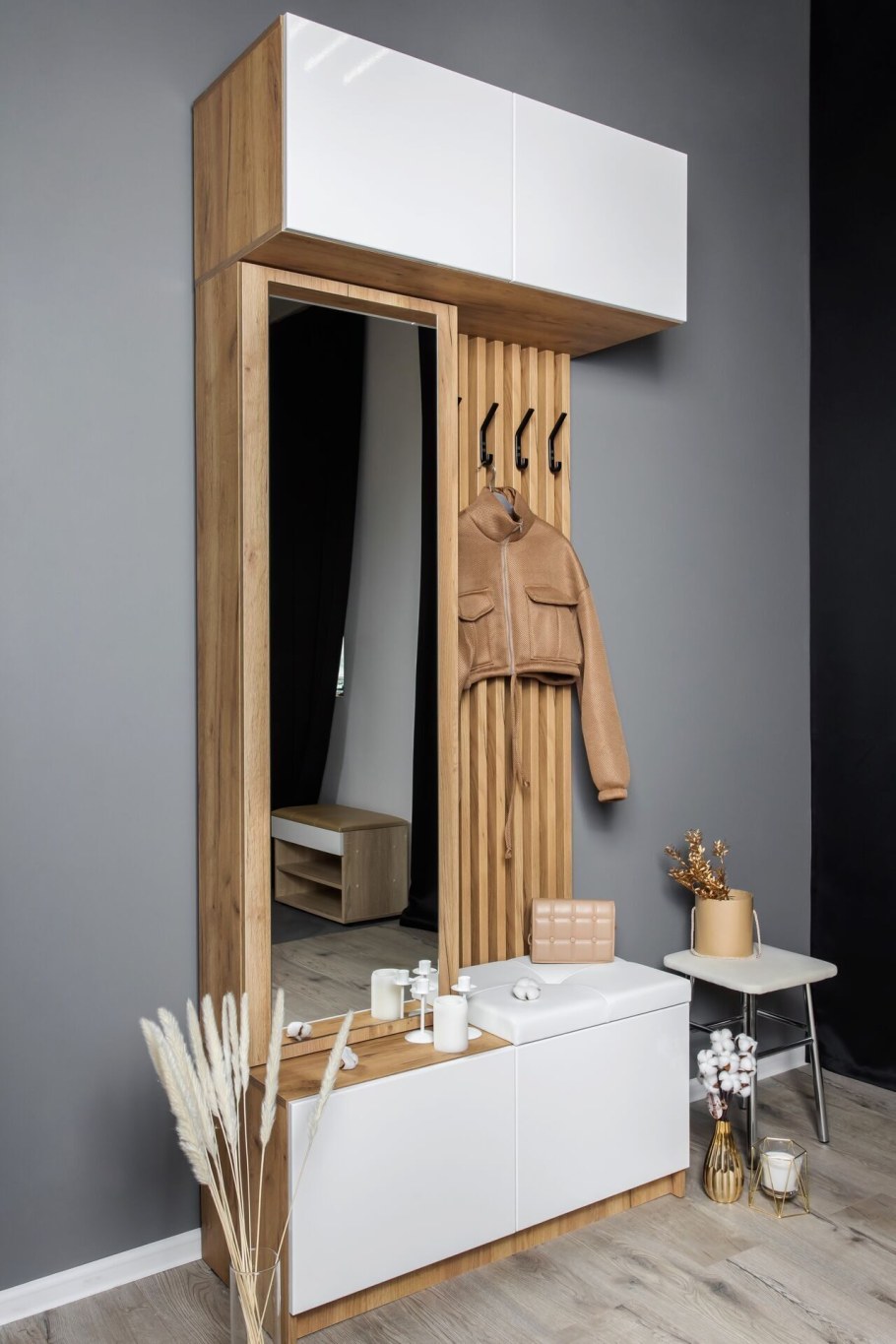 Прихожая Бостон белая