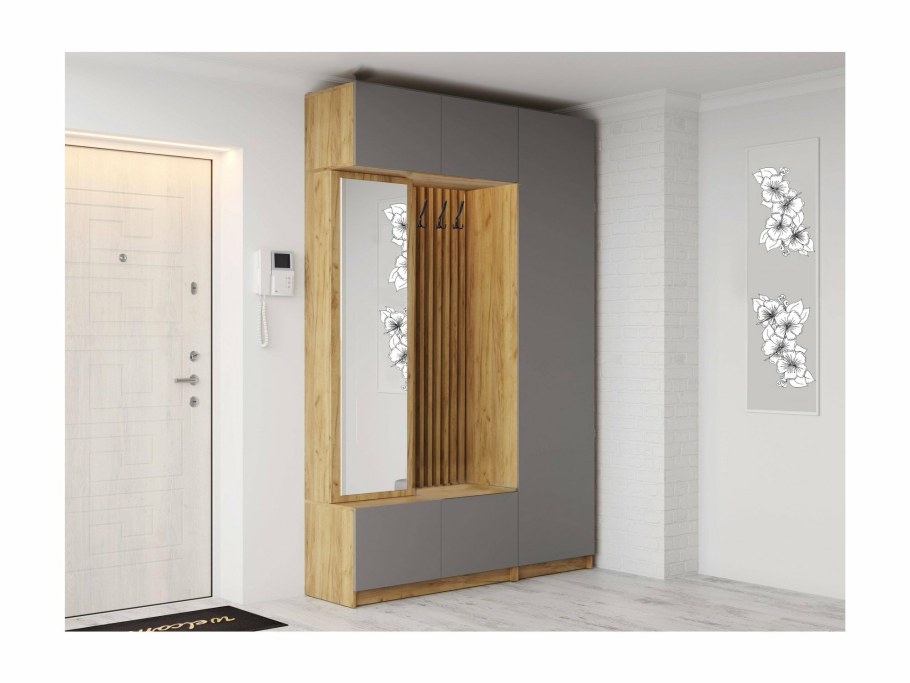 Прихожая Бостон дуб крафт