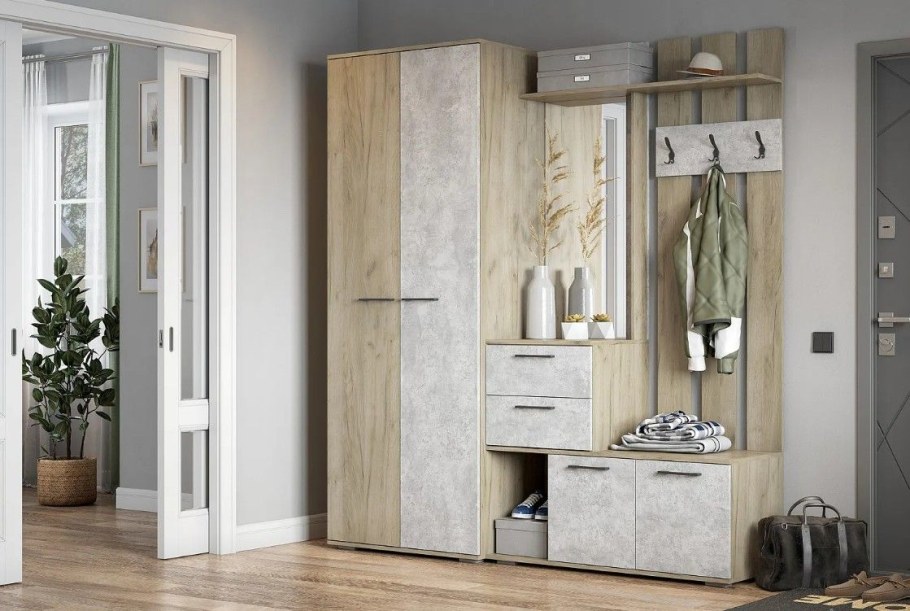 Прихожая Бостон Размеры