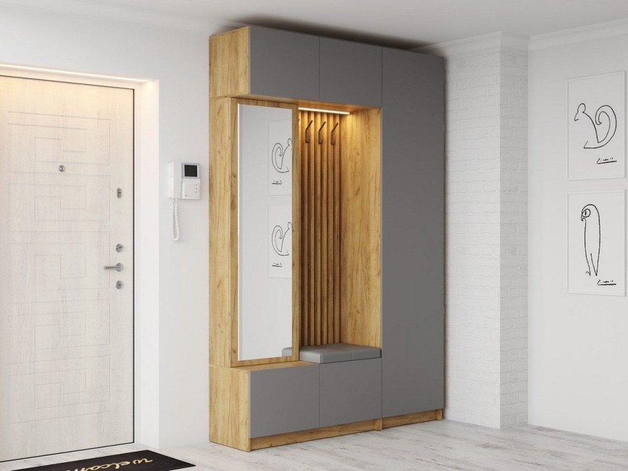 Прихожая Бостон дуб крафт