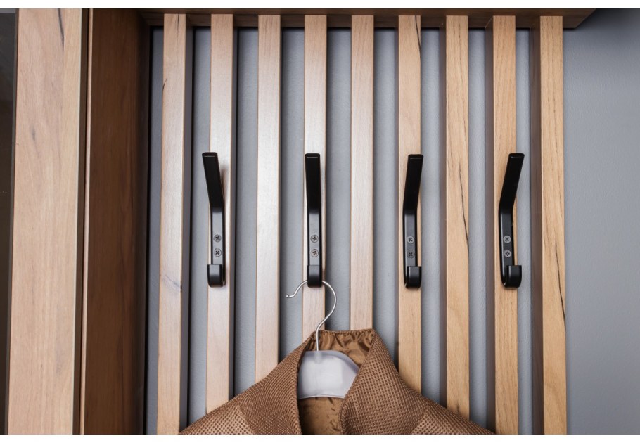 Прихожая Бостон дуб крафт золотой / серый шифер