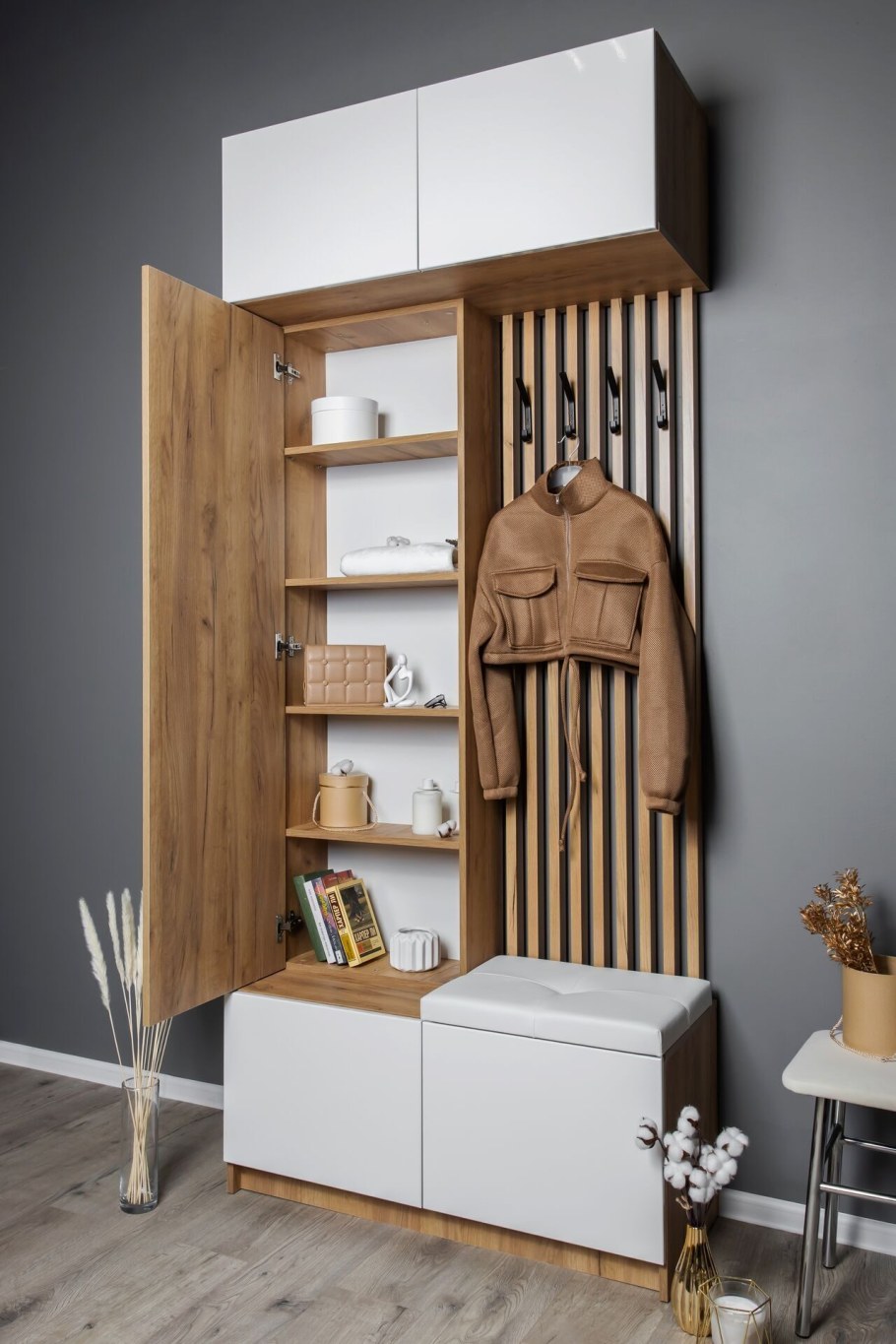 Прихожая Бостон дуб крафт