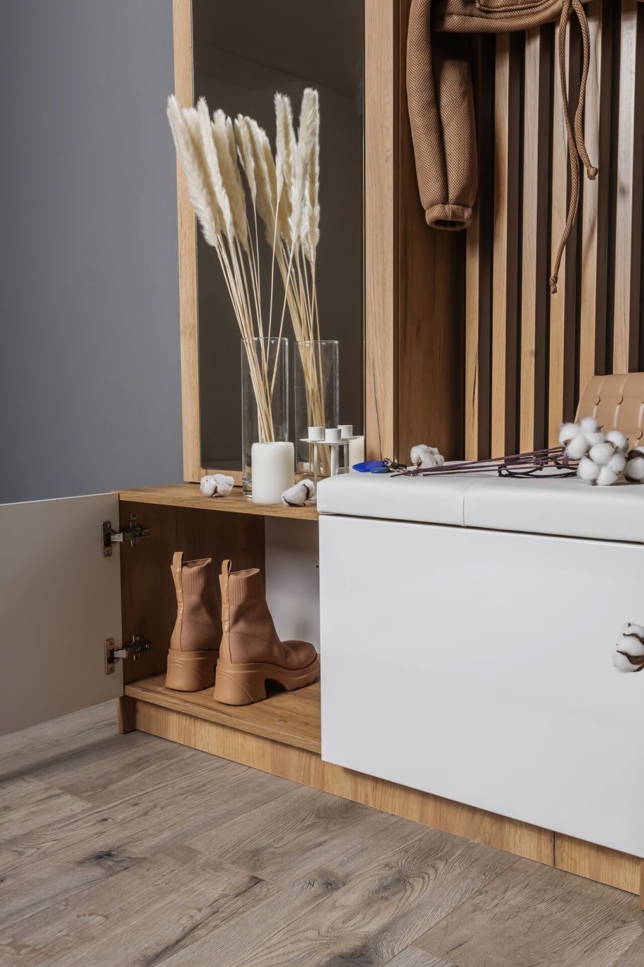 Прихожая Бостон дуб крафт