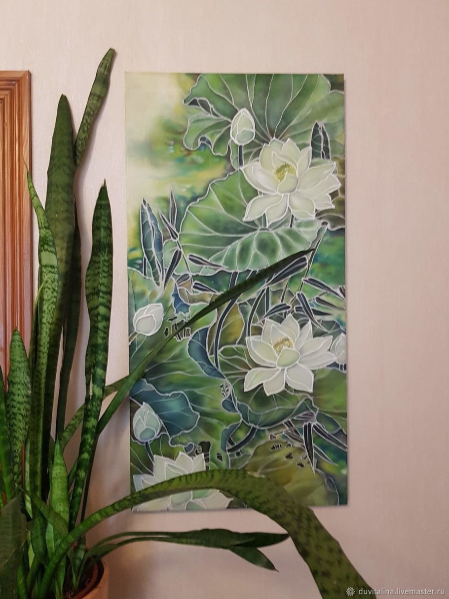 Панно в технике батик