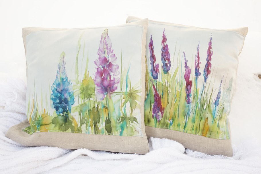 Роспись подушек