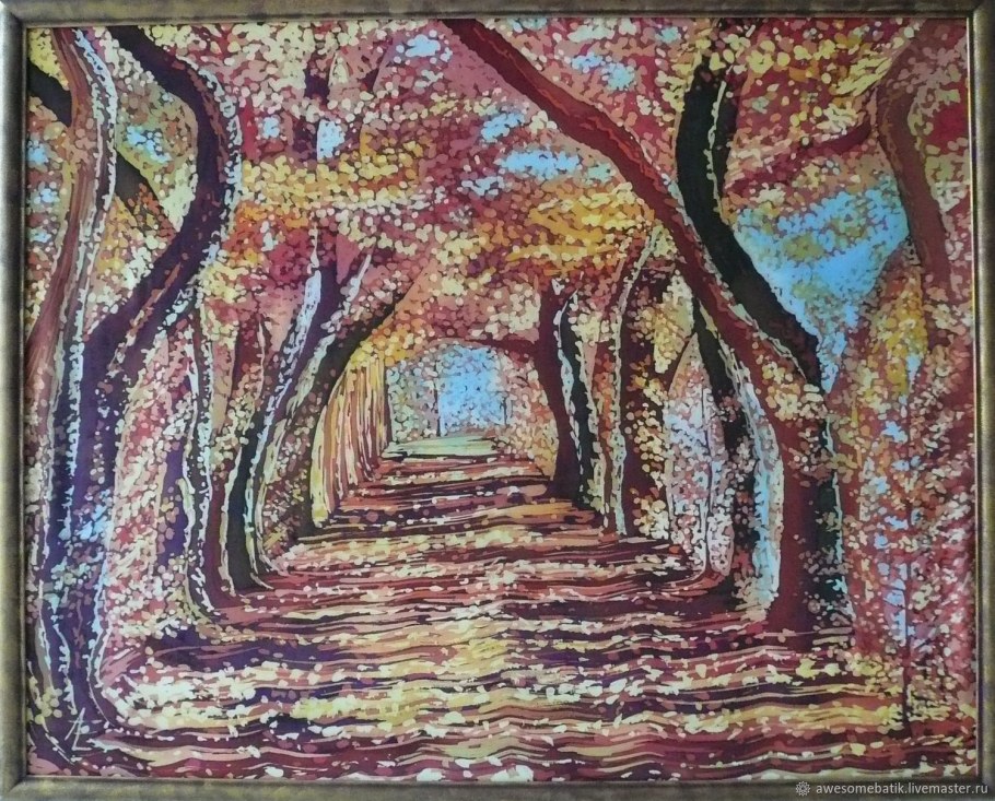 Елина Александра панно батик