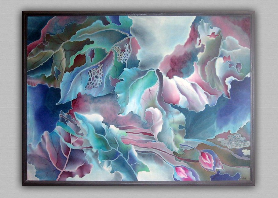 Виктор Парийский живописный батик