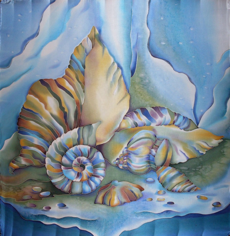 Холодный батик морская Ракушка