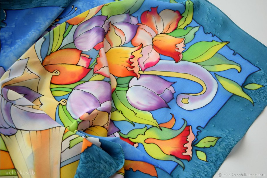 Виктория Кравченко офортный батик