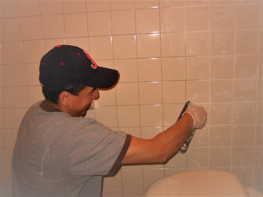 Затирка для плитки в ванной