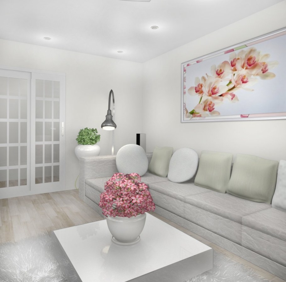 Интерьер в светлых тонах