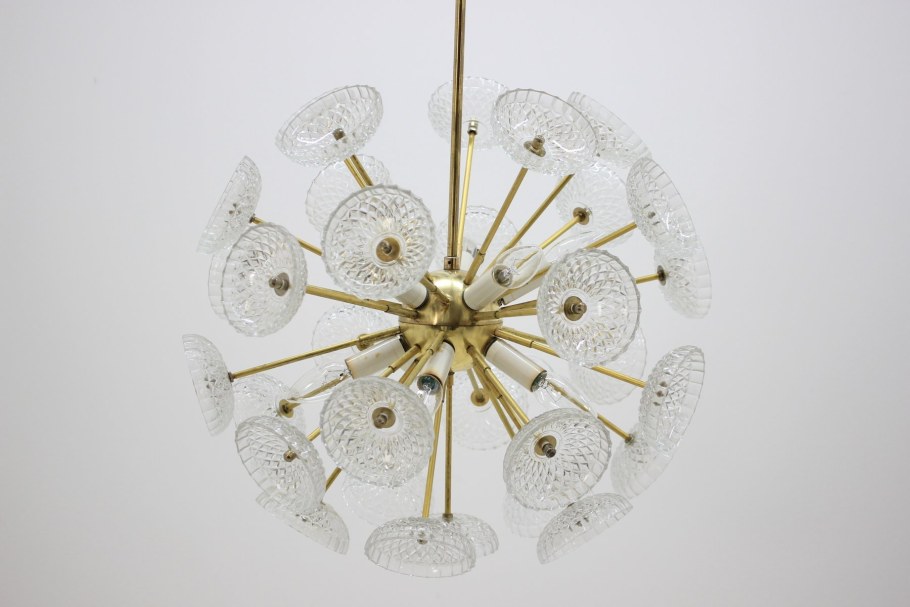 Хрустальная люстра одуванчик СССР