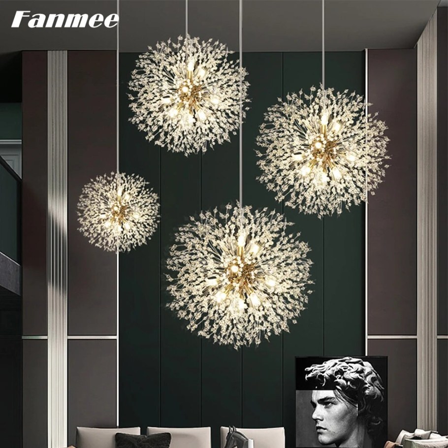 Люстра одуванчик длинная