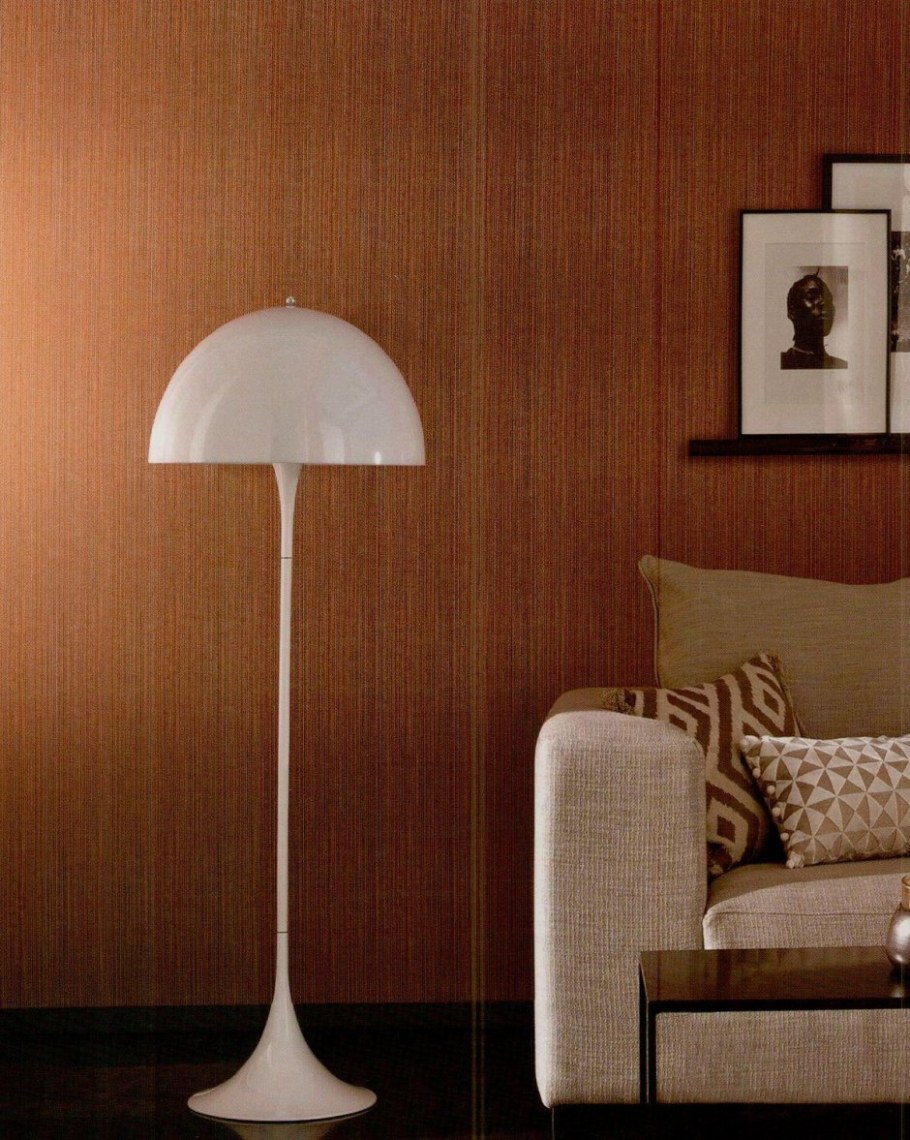 Обои из рогожки в интерьере