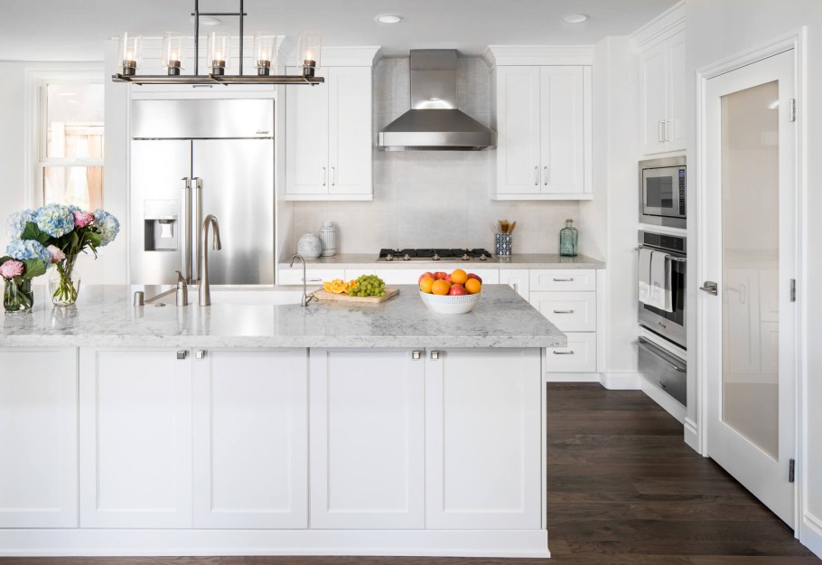 Кухня Ньюпорт белый фото