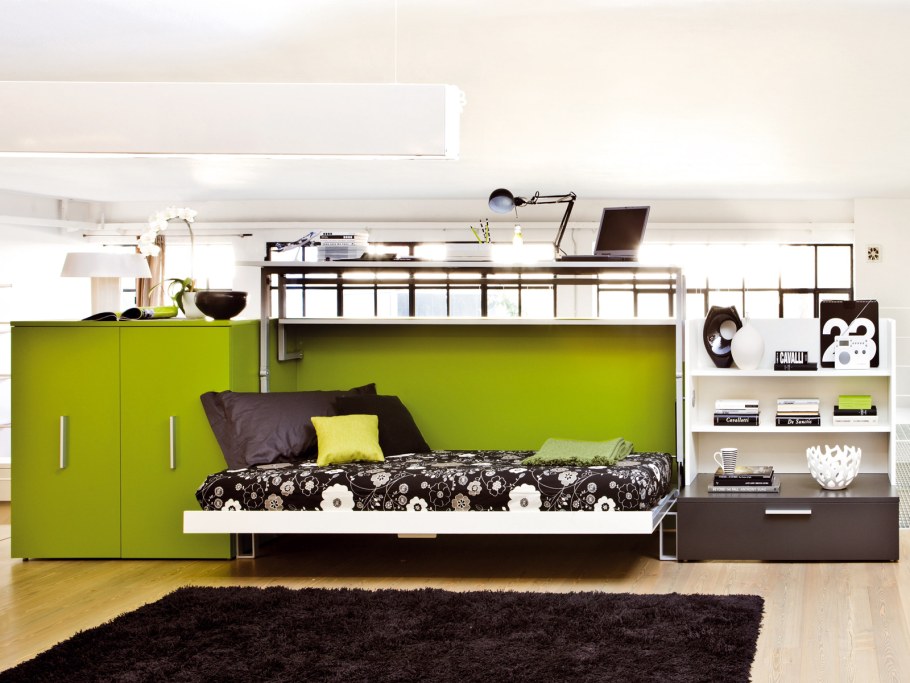 Комната с мебелью трансформер