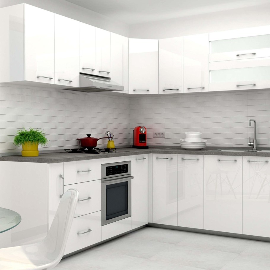 Кухня Леда белая Леруа Мерлен