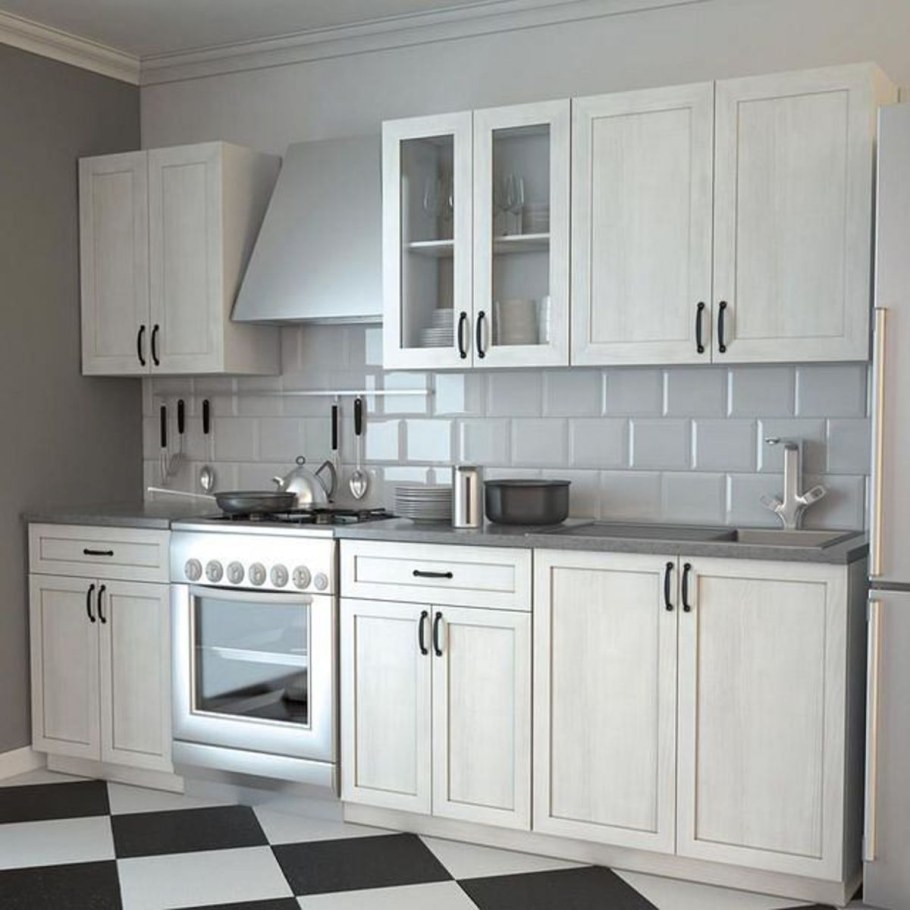 Леда белая кухня Леруа