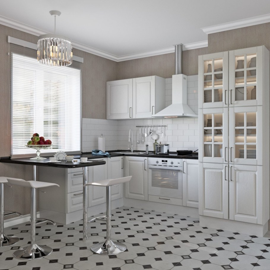 Леда белая кухня Леруа