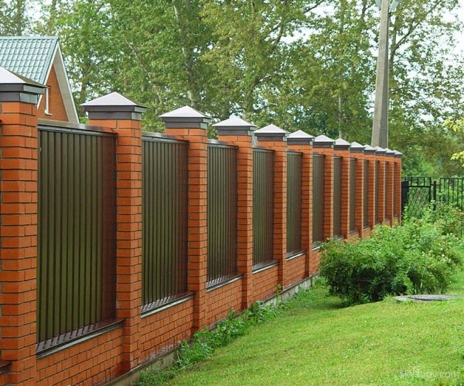 Красивый профлист для забора