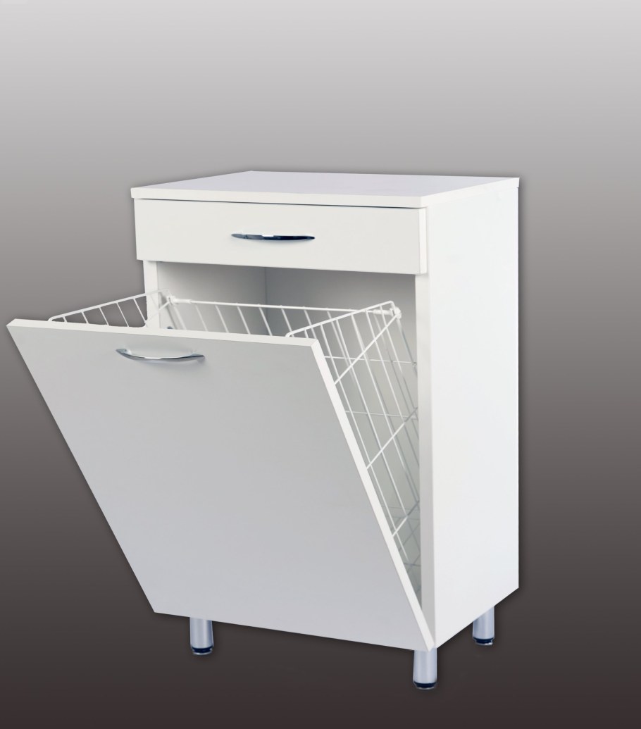 Тумба напольная OSM Бриз 40-11/02 с корзиной для белья