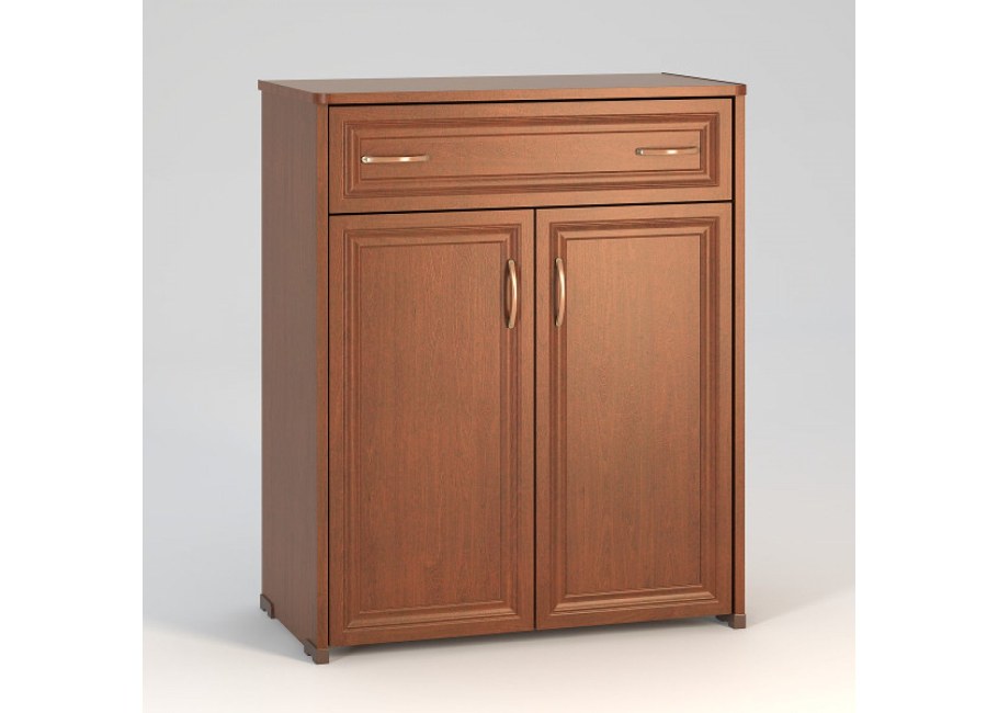 Тумба с дверцами и полками