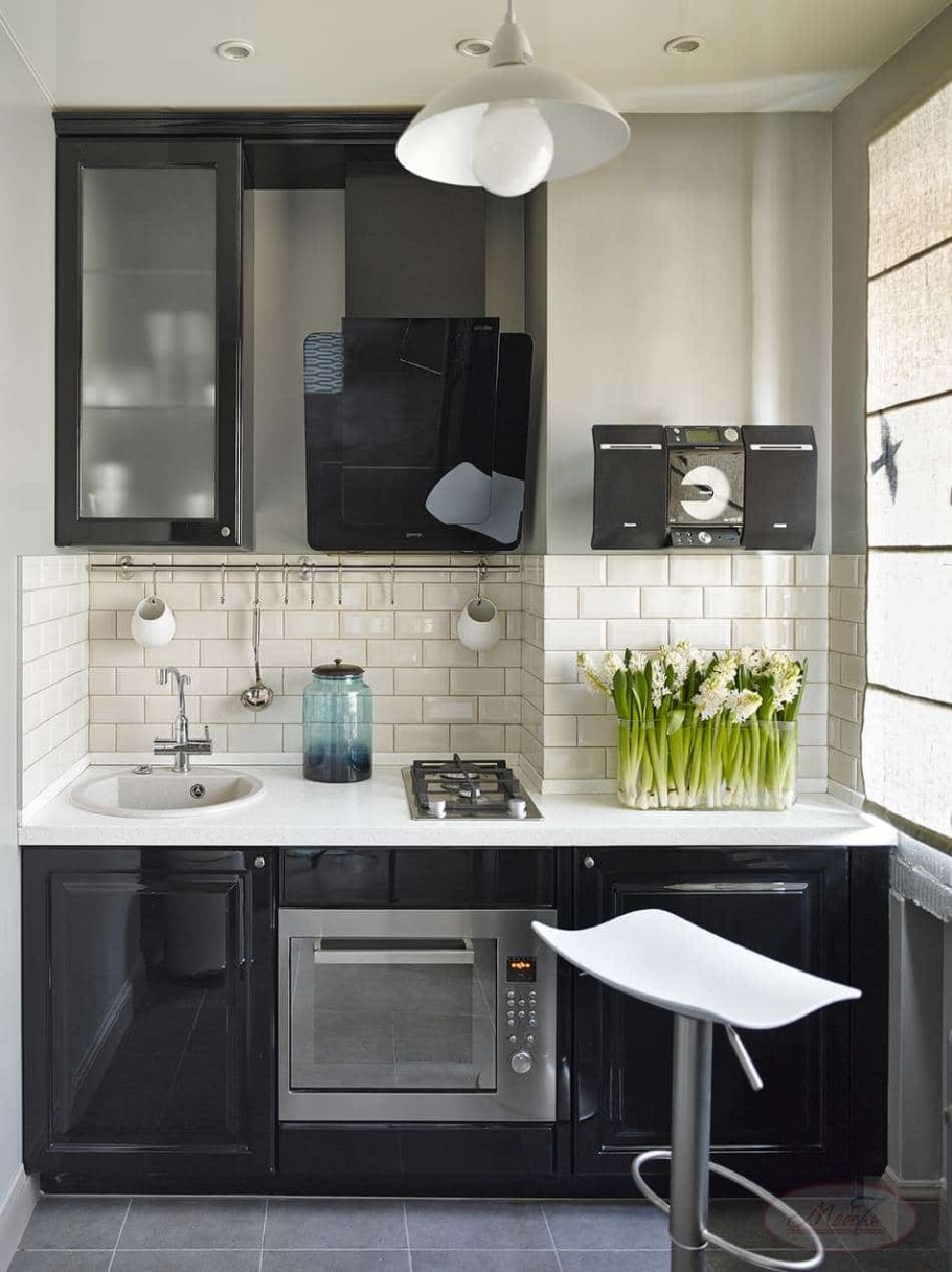 Интерьер малогабаритной кухни 4м2