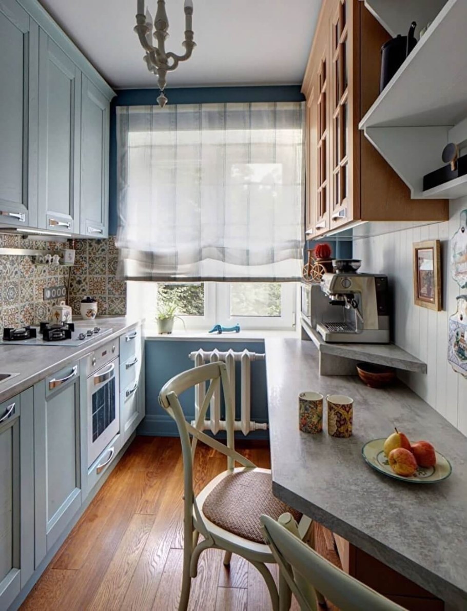 Кухня 5 кв м в стиле Прованс