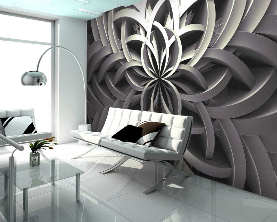 Абстракция на стене