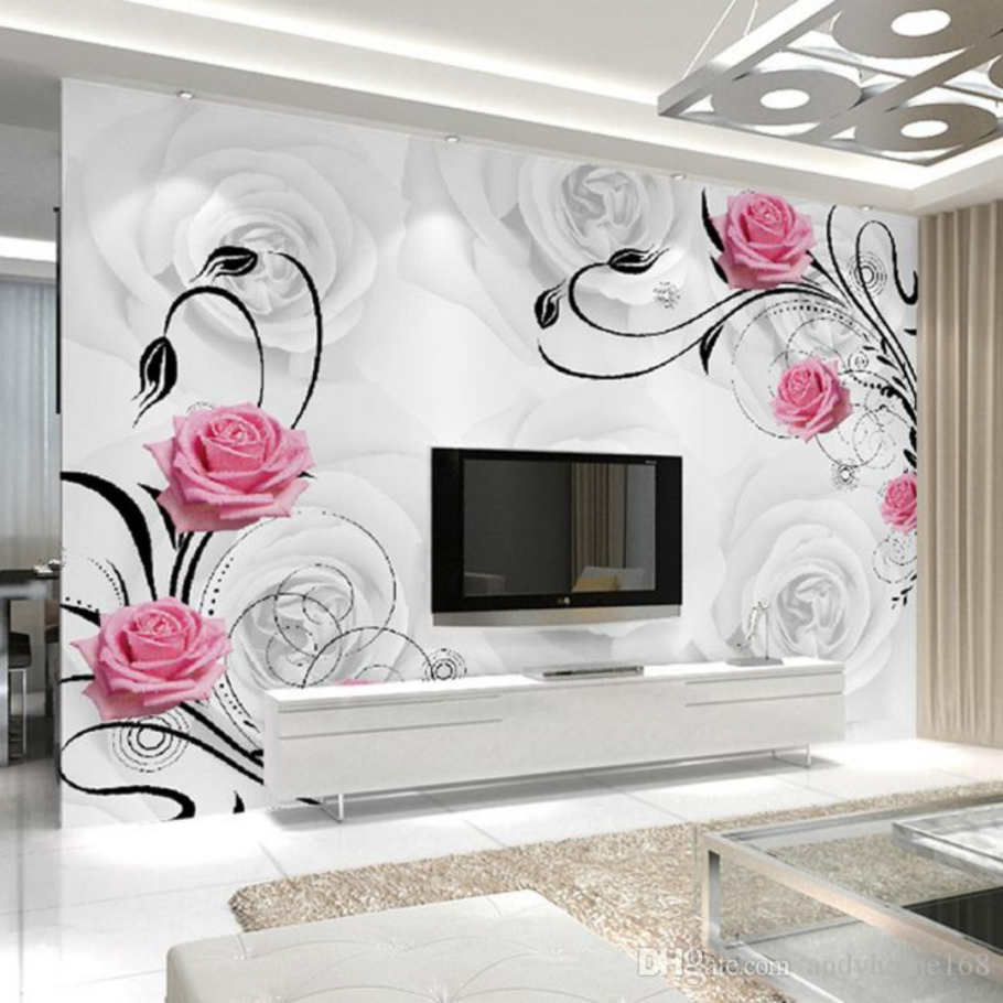 Обои в гостиную