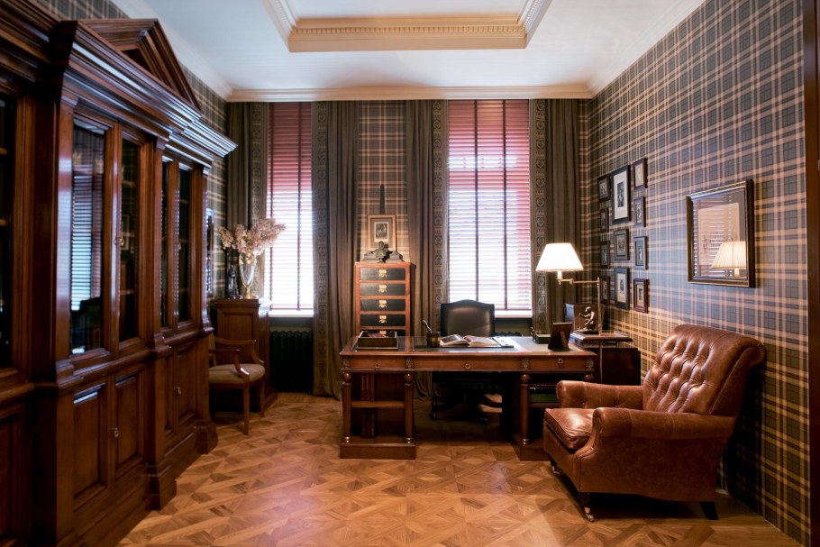 Кабинет в английском стиле