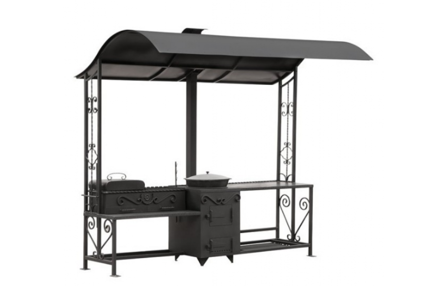 Мангал-беседка мм27