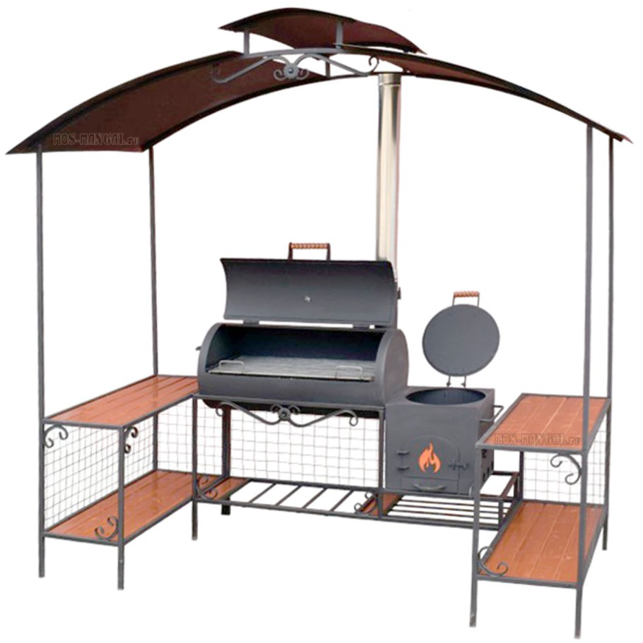 Мангал-беседка "Медея XL"