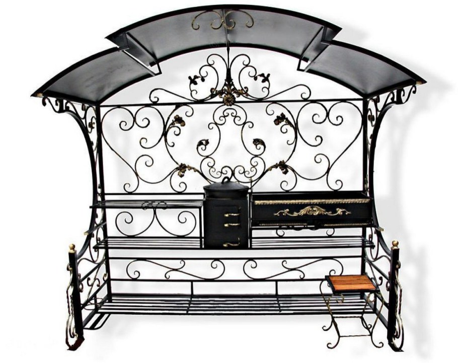 Мангал-беседка "Элит лоза"