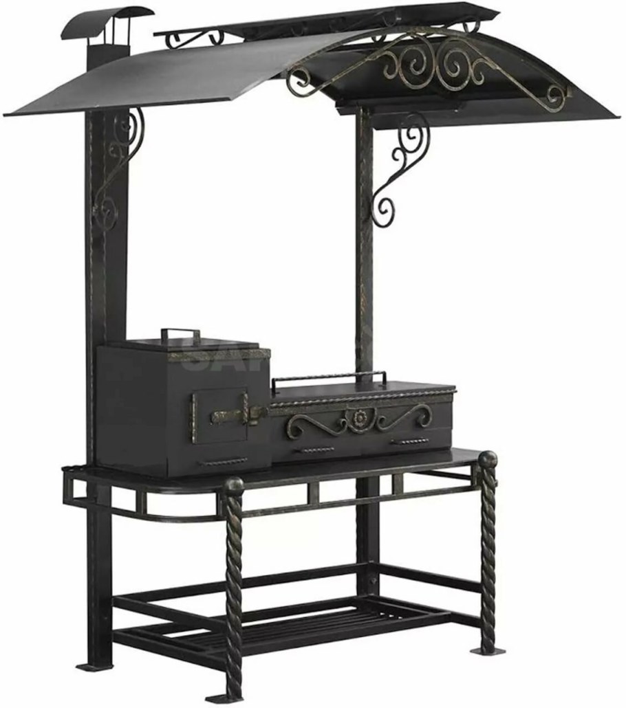 Мангал с крышей МС-15