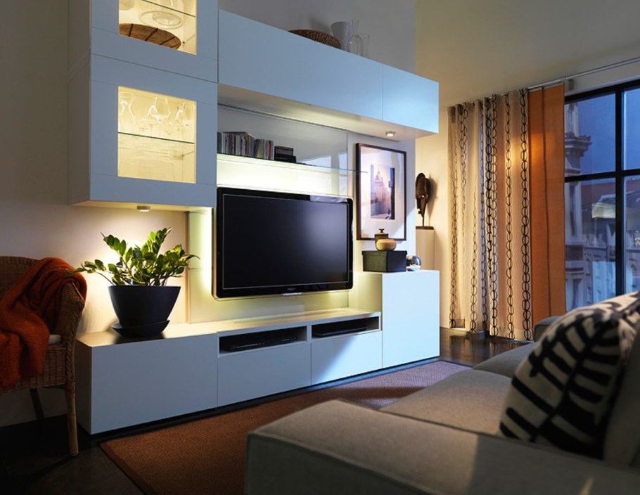 Икеа БЕСТО гостиная икеа