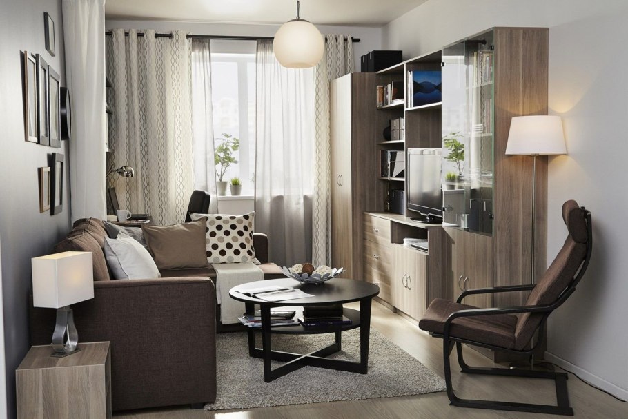 Спальня гостиная икеа