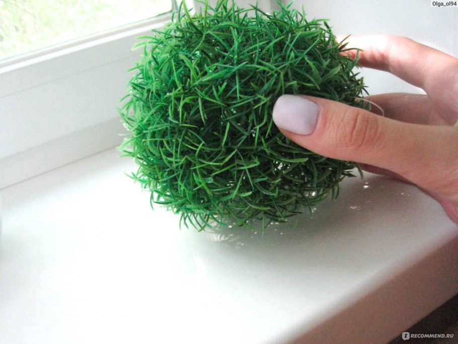 Искусственный цветок в горшке фикс