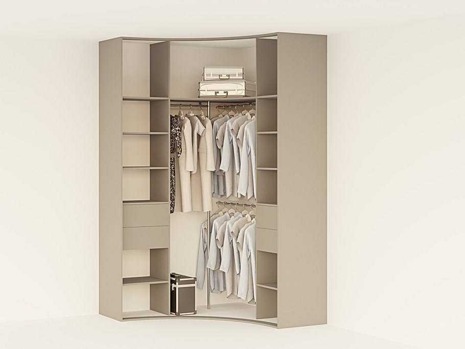 Угловой шкаф хофф